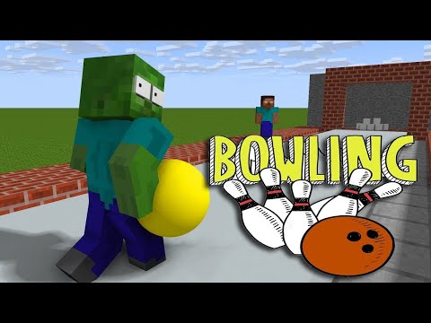 Monster School: BOWLING CHALLENGE! - Minecraft Animations