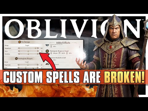 Oblivion Remastered - Spell Crafting Guide | Broken Magic & How to Craft