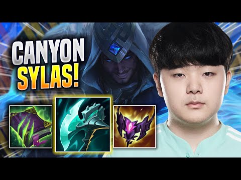 CANYON IS A BEAST WITH SYLAS! - DK Canyon Plays Sylas JUNGLE vs Lee Sin! | Season 2023