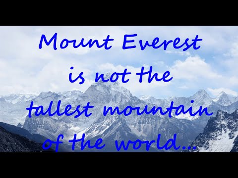 エベレスト山は最も高い山ではなく、マウナケア山です | WEM FUN 知っていましたか? #5