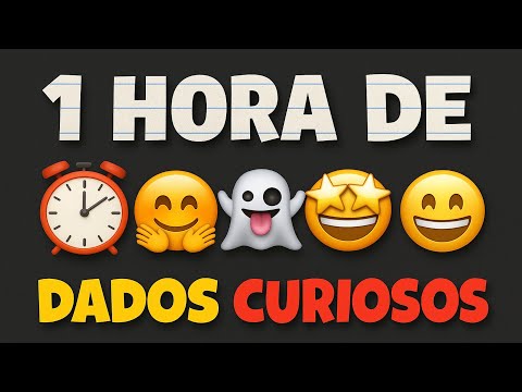 1 HORA DE DADOS CURIOSOS – Especial Fatos Insanos 🧠💥