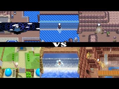 ALL MTS ANIMATION | POKEMON BRILLIANT DIAMOND VS POKEMON DIAMOND