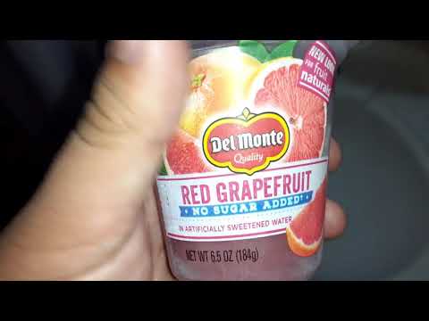 del monte red grapefruit no sugar added taste test