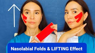 Effective way to get rid of Nasolabial Folds ( Smile Lines ) How to lift  Sagging Jowls