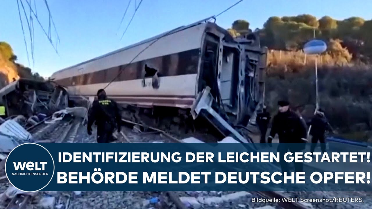 SPANIEN: Schweres Zugunglück! Behörden melden deutsche Opfer! Identifizierung der Leichen gestartet