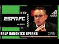 Ralf Rangnick’s FIRST press conference at Manchester United! What is his vision? | ESPN FC