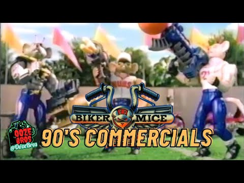 3 X Vintage Biker Mice from Mars Toy 90s Commercials