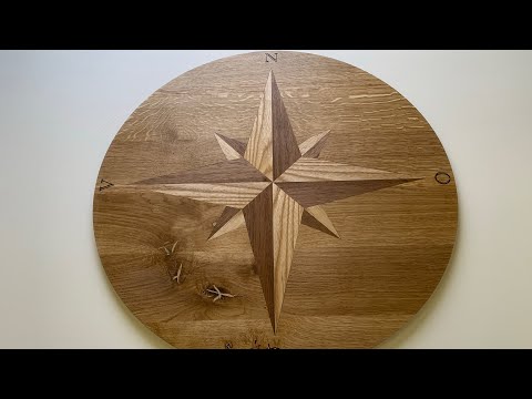 Compass Inlay | Woodworking