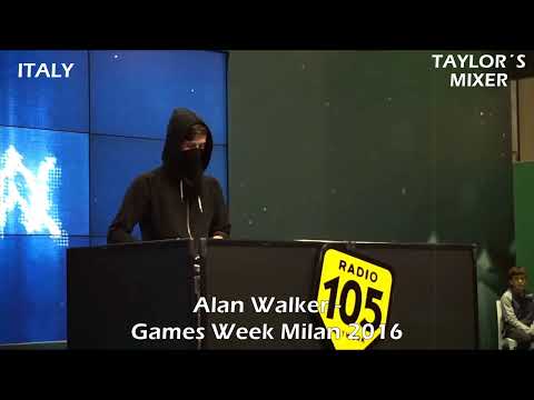 Alan Walker - LIVE @ Game Week Milan, Italy 2016 (Remake) I Taylor´s Mixer