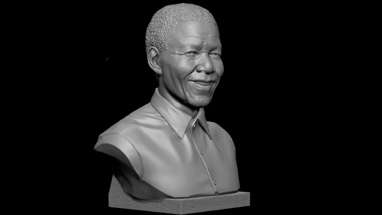 Nelson Mandela 3D Print Model