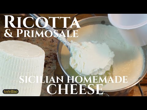 Sicilian Homemade Cheese: Ricotta & Primosale
