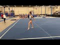 Savannah B Xcel Gold Floor Routine 9 575 Region 6 2023 Team Ma