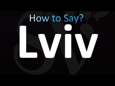 How to Pronounce Lviv (correctly!)