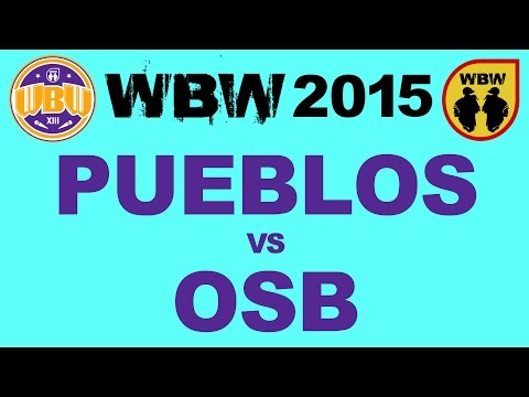 Video thumbnail for Eliminacje 2015: Pueblos vs. OSB