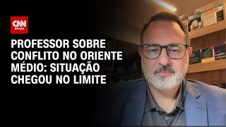 Vídeo: Situação chegou no limite, avalia professor sobre conflito no Oriente Médio | CNN PRIME TIME