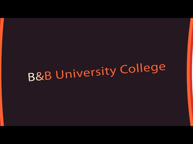 B&B University College video #1