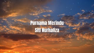 Siti Nurhaliz - Purnama Merindu (Lyric Video) | Best Audio