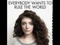 Everybody wants to rule the World-Lorde-Karaoke ...