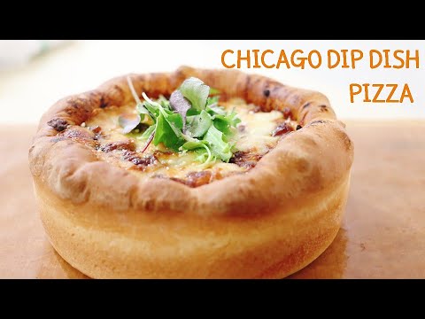 , title : '(손반죽)How to make chicago deep dish pizza 치즈폭탄 시카고 딥디쉬 피자만들기'
