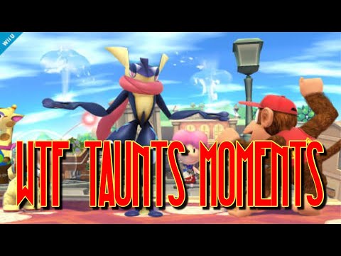 Top 10 WTF Taunts -Smash4