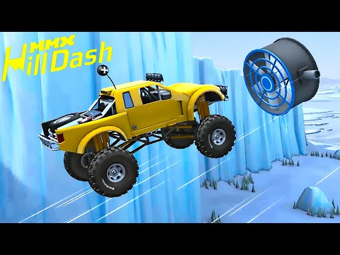 MMX Hill Dash - Trophy Truck NEW RECORD Snow Stege 1 | GamePlay Android - iOS