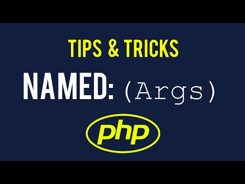Php 8 New Features Named Arguments Quick Programming Tutorial