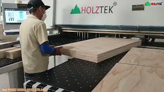 MÁY CƯA 2 LƯỠI CNC CẮT VÁN TỰ ĐỘNG TECTRA-328F, Cắt Flywood 500 tấm/ngày