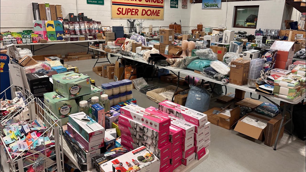 Spring 2026 Warehouse Sale Part One - Setting Up