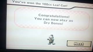 Mario Kart Wii - Unlocking Dry Bones (and 100cc Lightning Cup)