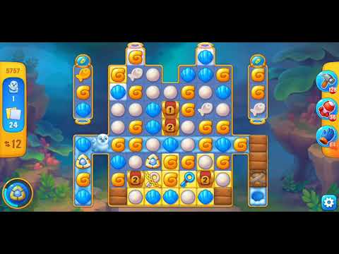 Fishdom. 5757 level no boosters and diamonds