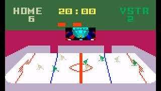 Matell Intellivision Game:  NHL Hockey (1979 Matell Electronics)