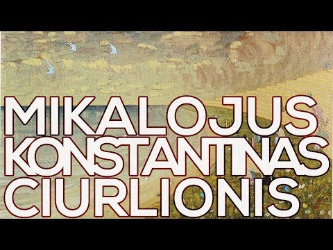 Mikalojus Konstantinas Ciurlionis: A collection of 165 paintings (HD)