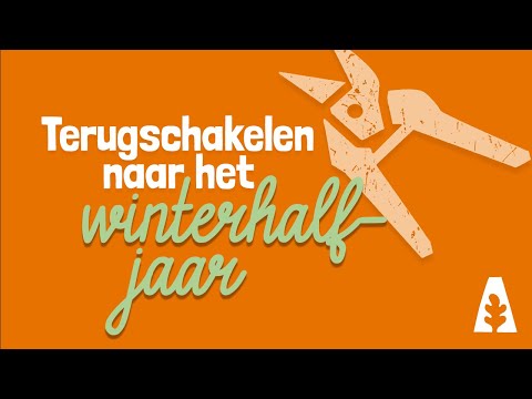 Stadstuinieren - Terugschakelen naar het winterhalfjaar