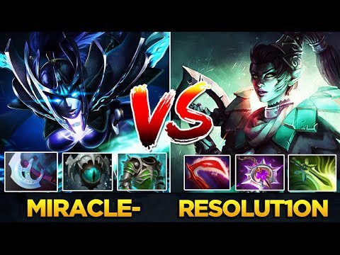 Miracle- TANK Build PA vs Resolut1on DMG Build Pa - Dota 2 Gameplay