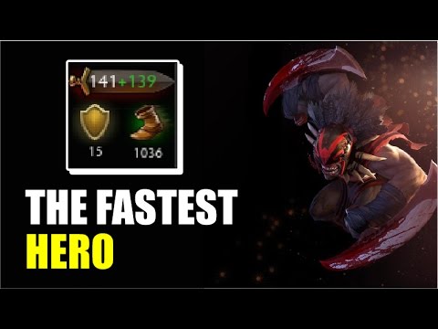 DAILY 1 MMR # 20 - THE FASTEST HERO - BLOODSEEKER | Dota 2