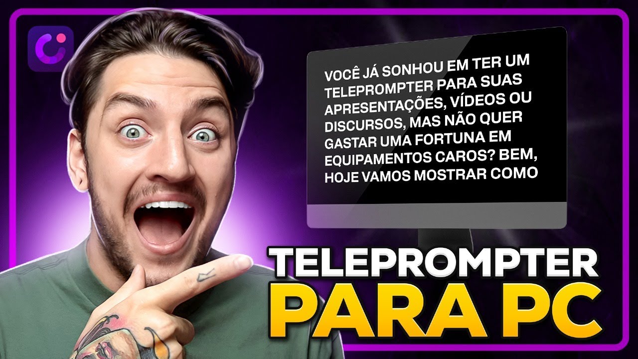 NOVO: Teleprompter por IA para GRAVAR VÍDEOS e fazer APRESENTAÇÕES | DemoCreator
