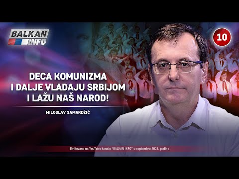 INTERVJU: Miloslav Samardžić - Deca komunizma i dalje vladaju Srbijom i lažu naš narod! (1.9.2021)