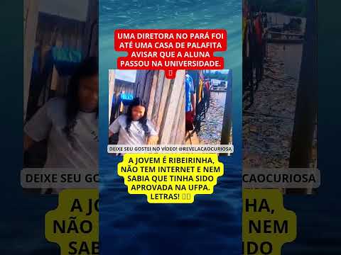 ILHA DO MARAJÓ: Diretora avisa aluna sem web sobre aprovação 🎓