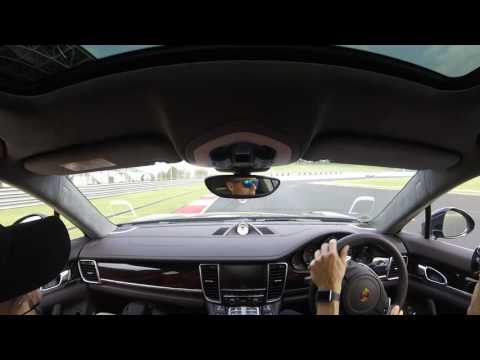 How sideways can you get a four door family car at Sepang F1 Circuit?