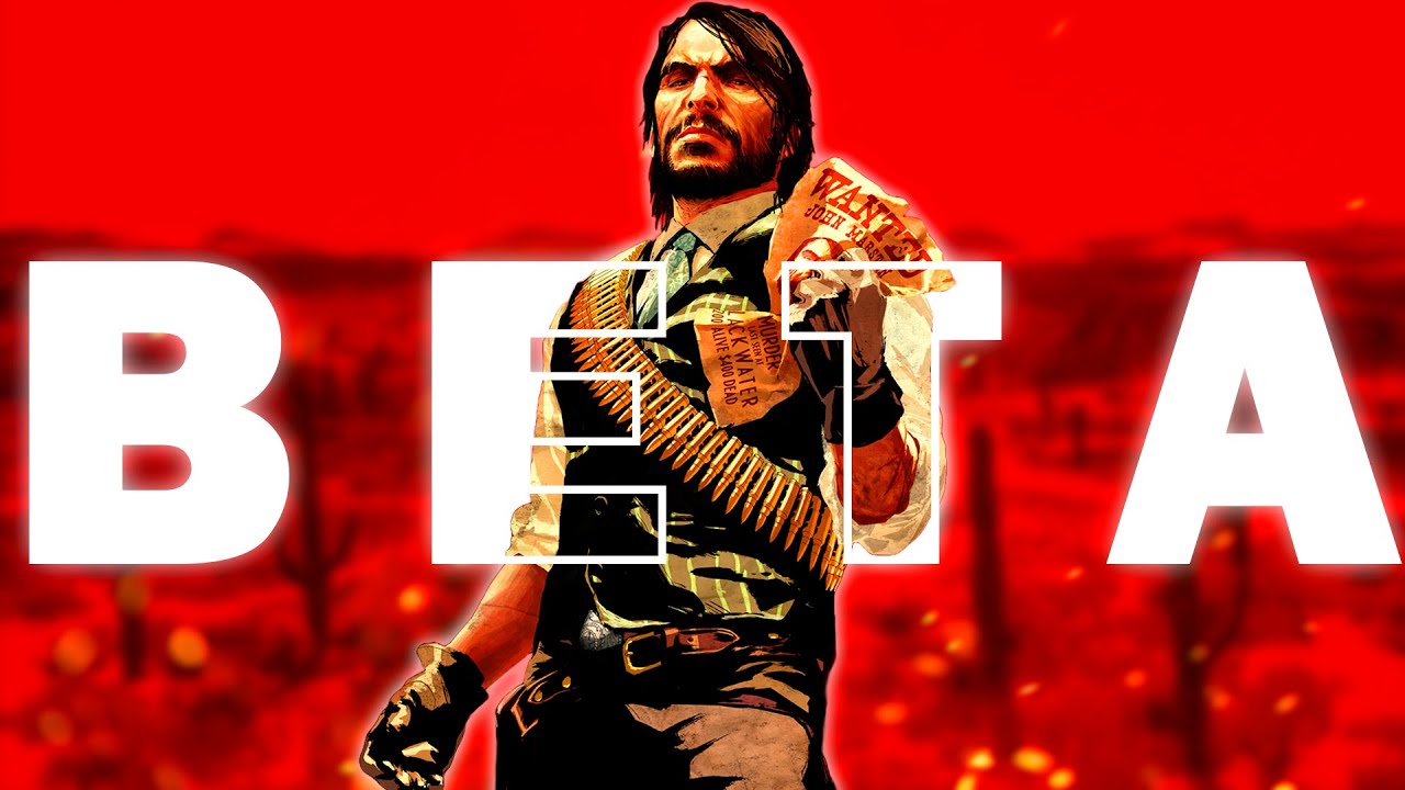 A BETA DO RED DEAD 1 ERA BIZARRA...