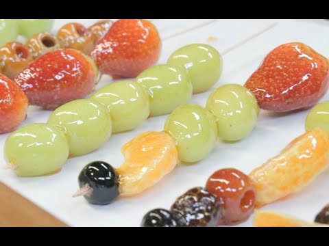 You Have To Try These Candied Fruit Skewers