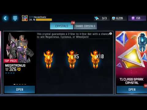 Opening 10$ Megatronus Crystals