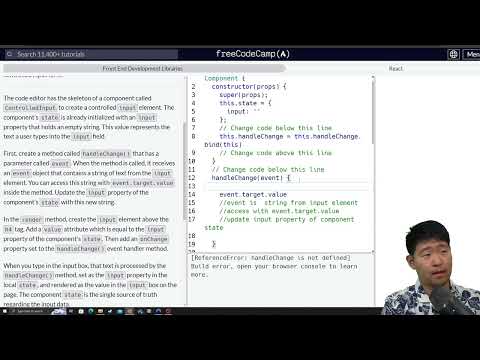Freecodecamp React Create A Controlled Input