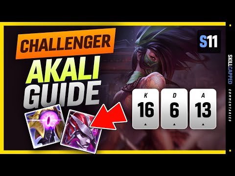 CHALLENGER Akali SOLO CARRY Guide - How To Play Akali & HARD CARRY In Season 11