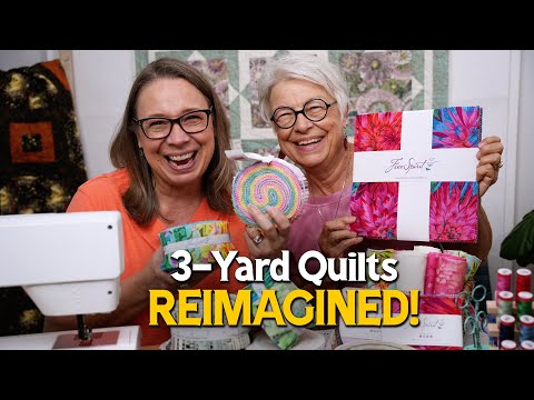 Using Pre-Cuts in a 3-Yard Quilt - Jelly Rolls, Charm Packs & More!
