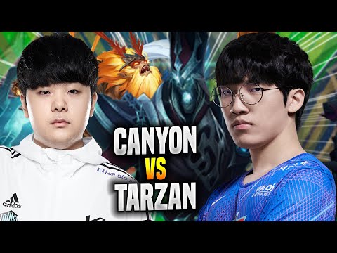 TARZAN vs CANYON! - LNG Tarzan Plays Karthus JUNGLE vs DK Canyon Wukong! | Season 2022