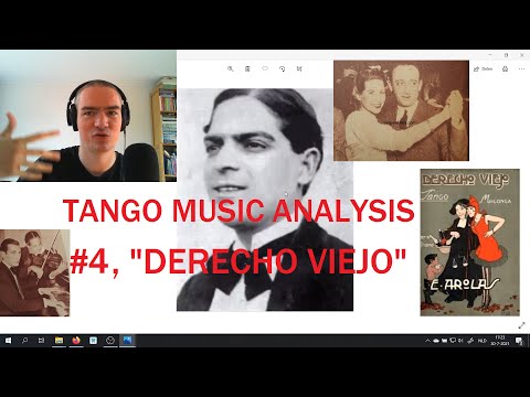 Tango Broadcast - Music Analysis #4, Derecho viejo, D'Arienzo instr. (1939)