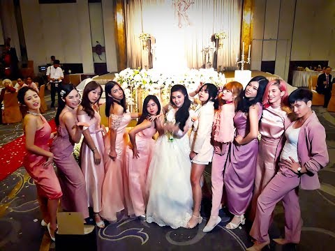 "IRIS" cover "Wild" (Nine Muses) @ "NokWinWeddingDay" :The Sukosol Hotel, Bangkok