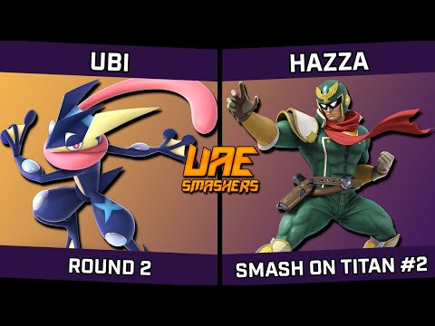 Ubi (Greninja) vs Hazza (Captain Falcon) - Smash on Titan #2