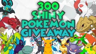 THE BIGGEST SHINY POKEMON GIVEAWAY! 300 SHINY POKEMON! - Roblox Brick Bronze Livestream
